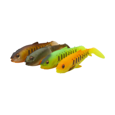 Savage Gear Craft Cannibal Shad 8.5cm 7g 4pk Dark Water Mix 